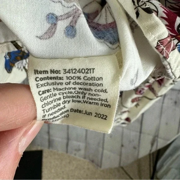 Matilda Jane Good Hart “Monica” Style Floral Button Up Shirt Size Medium - Picture 3 of 9